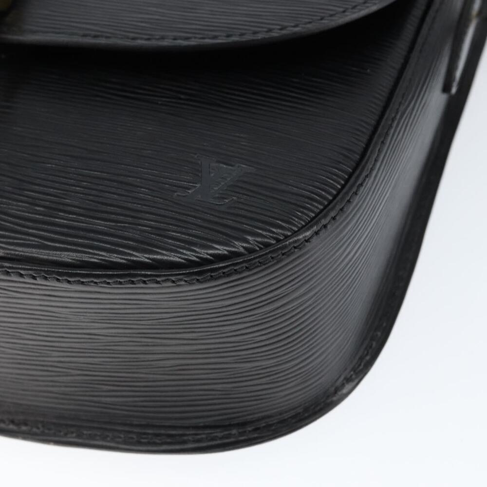 LOUIS VUITTON Epi Saint Cloud GM Shoulder Bag Black Noir M52192 LV Auth 149184 - Picture 14 of 16